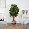 5ft. Fiddle Leaf Fig Artificial Tree in Handmade Natural Cotton Planter